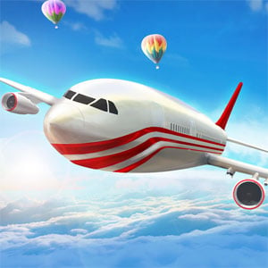 City Airplane Pilot Flight Sim New Plane Games Logo