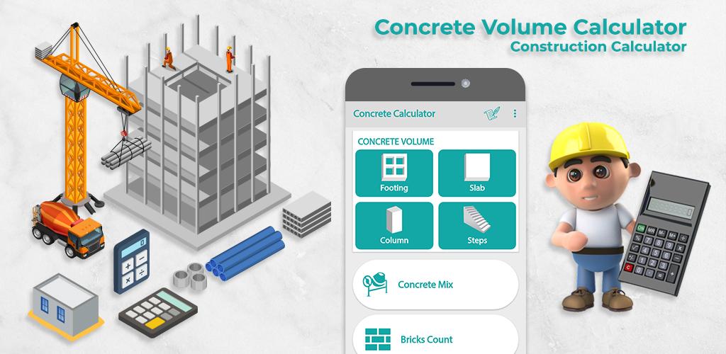 Concrete Volume CalculatorConstruction Calculator 1.4 Apk