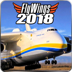 Flight Simulator 2018 FlyWings Full Logo