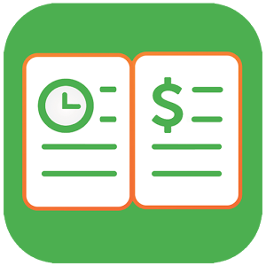 Green Timesheet shift work log and payroll app