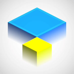 Isometric Squared Squares Logo