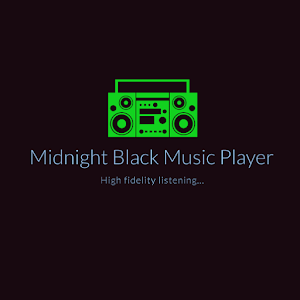 Midnight Black Music player