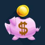 PiggyBank Savings Goal Tracker Save Money Logo