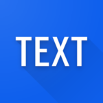 Simple text widget Text widget for android