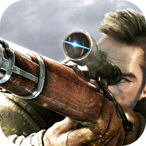 Sniper 3D Strike Assassin Ops Gun Shooter Game logo c