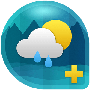 Weather Clock Widget Ad Free Android Logo