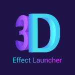 3d effect launcher logo