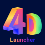 4d launcher logo