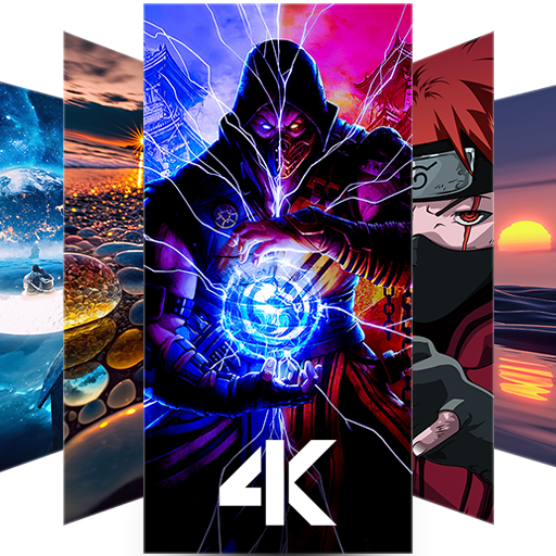 4k wallpapers pro android logo