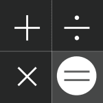 calculator floating widget logo