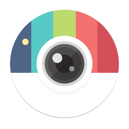 candy camera for selfie logo