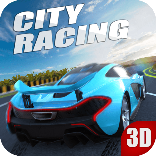 city racing 3d android logo