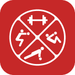 dumbbell home workout logo