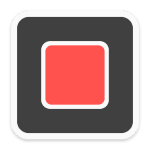 flat dark square icon pack logo