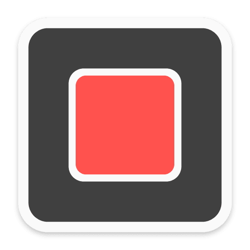 flat dark square icon pack logo