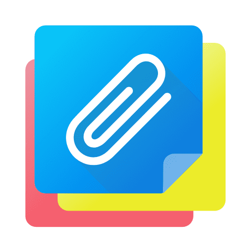 floating notes android logo