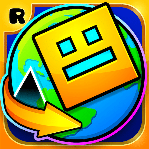 geometry dash world android games logo