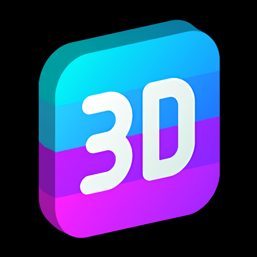 gradient 3d icon pack logo