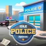 idle police tycoon logo