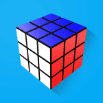 magic cube puzzle 3d logo