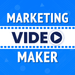 marketing video maker app logo