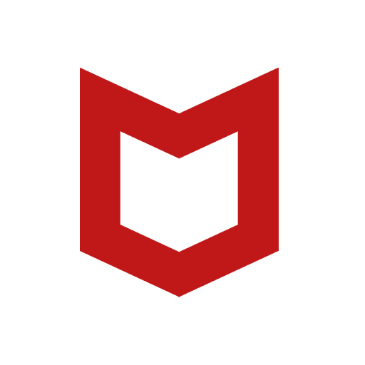 mcafee antivirus security logo