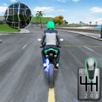 moto traffic race 2 android games logo