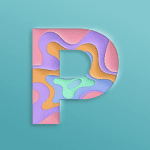 paper cut icon pack logo