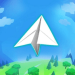 paper plane planet logo