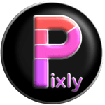 pixly fluo 3d logo