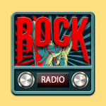rock music online radio logo