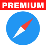 safari browser premium logo