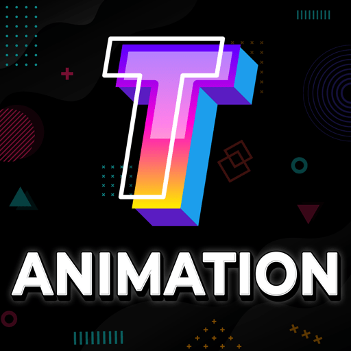 text animation maker logo
