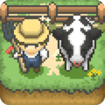 tiny pixel farm simple farm game logo