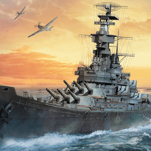 warship battle3d world war ii logo